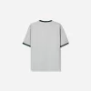 Kortärmad T-shirt med kontrasttryck Kortärmad T-shirt med kontrasttryck