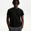Kortärmad T-shirt med slubeffekt Kortärmad T-shirt med slubeffekt