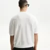 Kortärmad T-shirt med struktur Kortärmad T-shirt med struktur