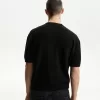 Kortärmad T-shirt med struktur