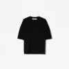 Kortärmad T-shirt med struktur