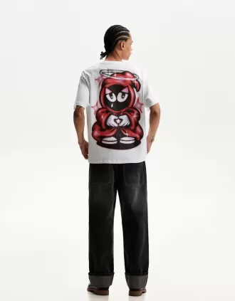 Kortärmad T-shirt med tryck