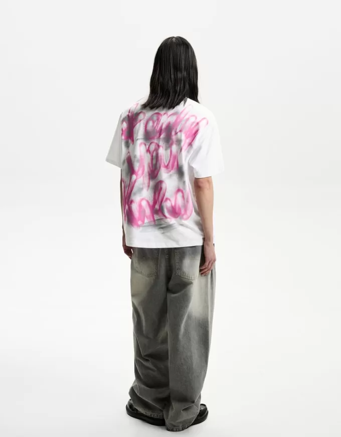 Kortärmad T-shirt med tryck Kortärmad T-shirt med tryck