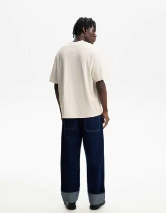 Kortärmad T-shirt med tryck