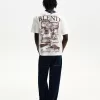 Kortärmad T-shirt med tryck Kortärmad T-shirt med tryck