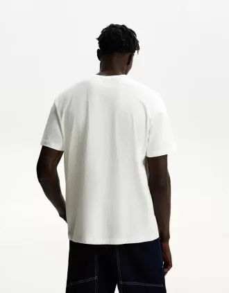 Kortärmad T-shirt med tryck