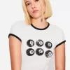 Kortärmad T-shirt med tryck Kortärmad T-shirt med tryck