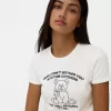 Kortärmad T-shirt med tryck Kortärmad T-shirt med tryck