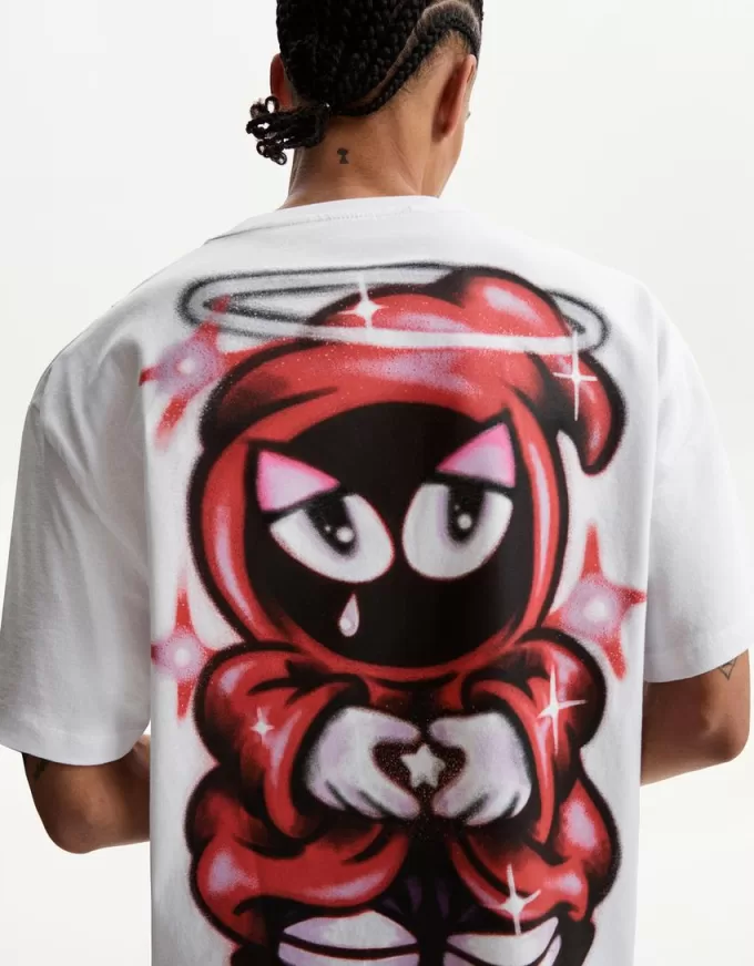 Kortärmad T-shirt med tryck Kortärmad T-shirt med tryck