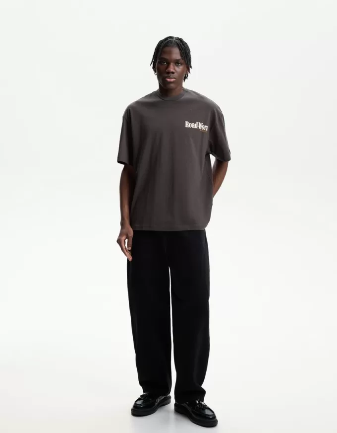 Kortärmad T-shirt med tryck Kortärmad T-shirt med tryck