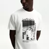 Kortärmad T-shirt med tryck Kortärmad T-shirt med tryck