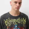 Kortärmad T-shirt med tryck Kortärmad T-shirt med tryck