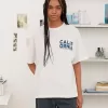 Kortärmad T-shirt med tryck