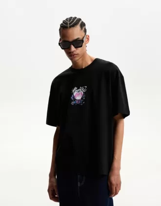 Kortärmad T-shirt med tryck