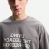 Kortärmad T-shirt med tryck Kortärmad T-shirt med tryck