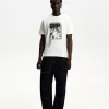 Kortärmad T-shirt med tryck Kortärmad T-shirt med tryck