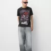 Kortärmad T-shirt med tryck Kortärmad T-shirt med tryck