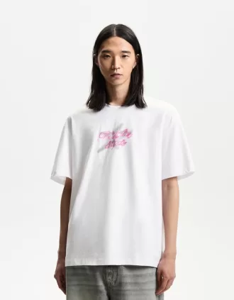 Kortärmad T-shirt med tryck
