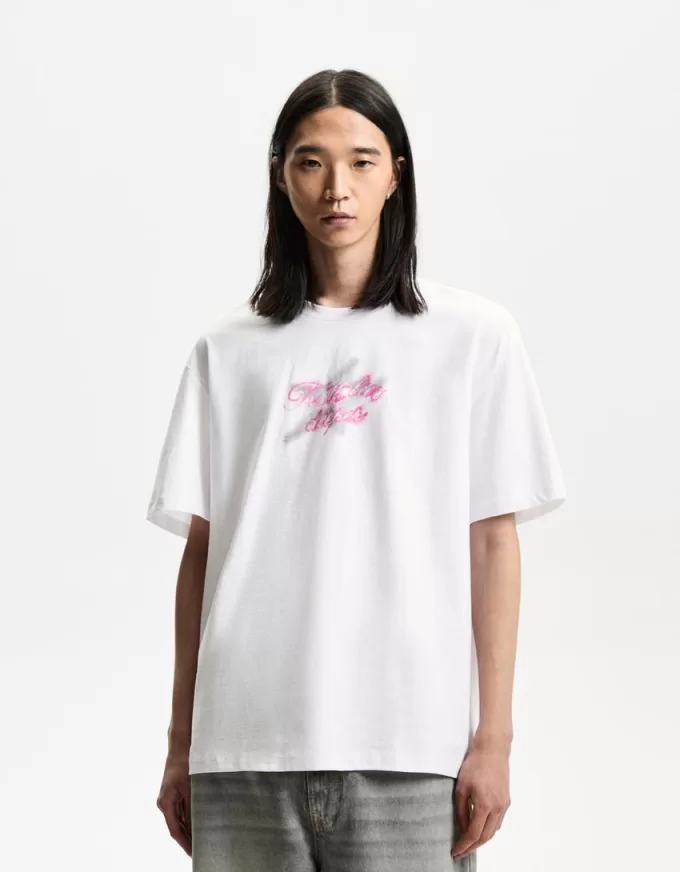 Kortärmad T-shirt med tryck Kortärmad T-shirt med tryck