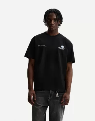 Kortärmad T-shirt med tryck