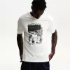 Kortärmad T-shirt med tryck Kortärmad T-shirt med tryck