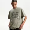 Kortärmad T-shirt med tryck Kortärmad T-shirt med tryck