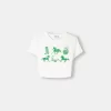 Kortärmad T-shirt med tryck