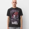 Kortärmad T-shirt med tryck Kortärmad T-shirt med tryck