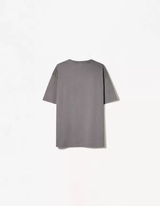 Kortärmad T-shirt med tryck Kortärmad T-shirt med tryck