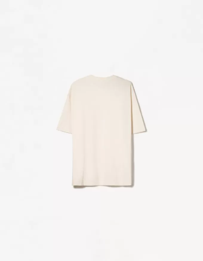 Kortärmad T-shirt med tryck Kortärmad T-shirt med tryck