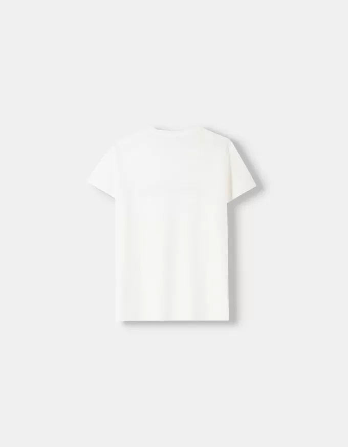 Kortärmad T-shirt med tryck Kortärmad T-shirt med tryck