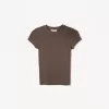 Kortärmad T-shirt med urringning