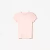 Kortärmad T-shirt med urringning