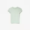 Kortärmad T-shirt med urringning Kortärmad T-shirt med urringning