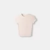 Kortärmad T-shirt med urringning