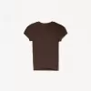 Kortärmad T-shirt med urringning Kortärmad T-shirt med urringning