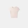 Kortärmad T-shirt med urringning