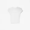 Kortärmad T-shirt med urringning Kortärmad T-shirt med urringning