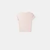 Kortärmad T-shirt med urringning
