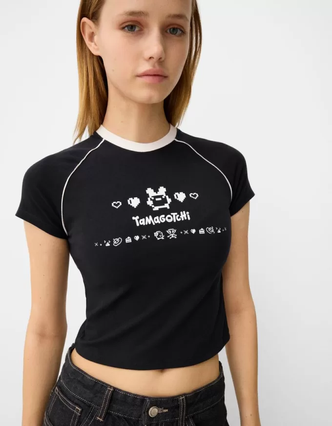 Kortärmad Tamagotchi T-shirt