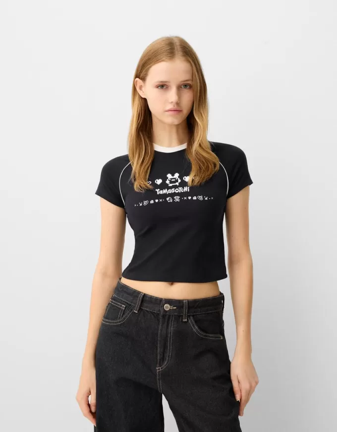 Kortärmad Tamagotchi T-shirt