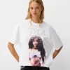 Kortärmad Tyla T-shirt med strass