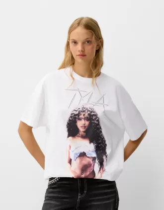 Kortärmad Tyla T-shirt med strass