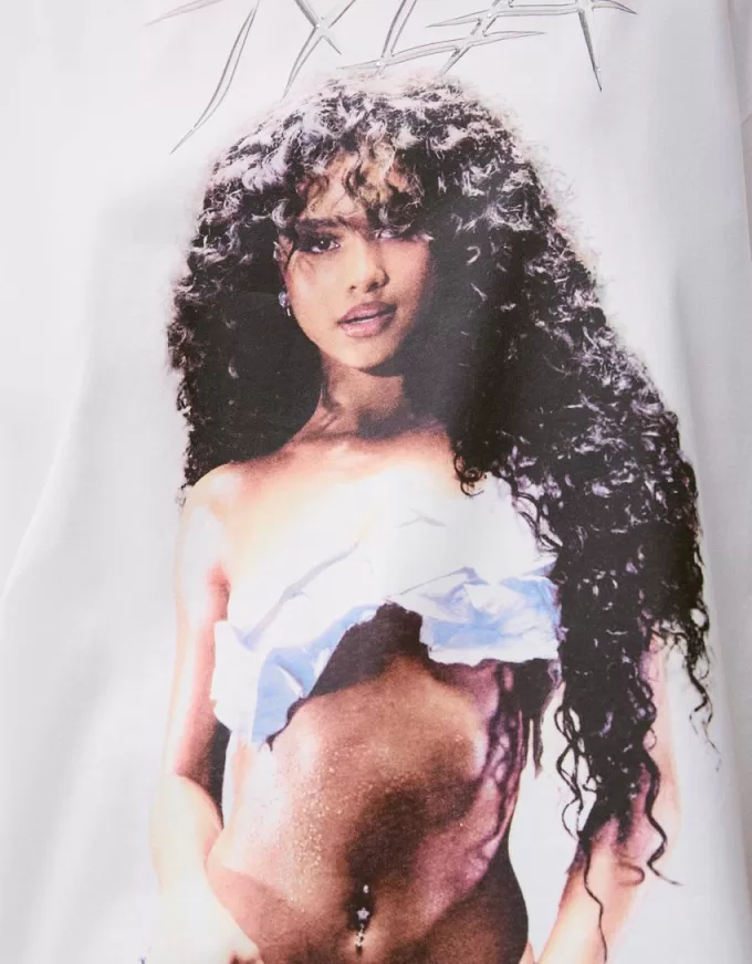Kortärmad Tyla T-shirt med strass