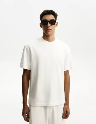 Kortärmad plysch T-shirt