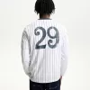 Kortärmad randig T-shirt med sportigt tryck Kortärmad randig T-shirt med sportigt tryck