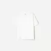 Kraftig V-ringad kortärmad T-shirt i bomull Kraftig V-ringad kortärmad T-shirt i bomull