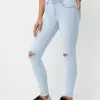 Låg midja jeans med smal passform Låg midja jeans med smal passform