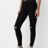 Låg midja jeans med smal passform Låg midja jeans med smal passform