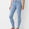 Låg midja jeans med smal passform Låg midja jeans med smal passform